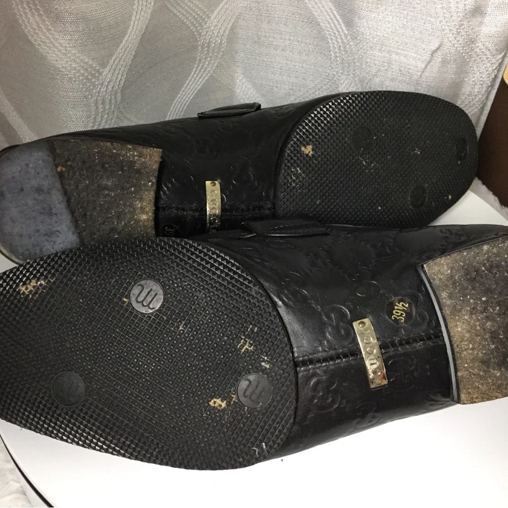 Gucci Black Leather Horsebit Loafers - Men's Dress Slip-Ons